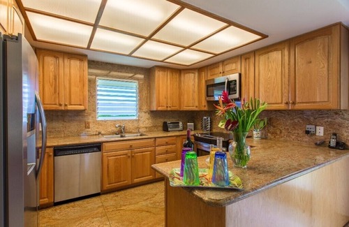 Kalama Tract House | Kakela Kai, Beachfront Kailua Home, Private, A/C