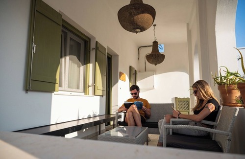 Astypalaia Villa | Kallichoron Signature Villa with breathtaking view of Chora and the Aegean Sea.