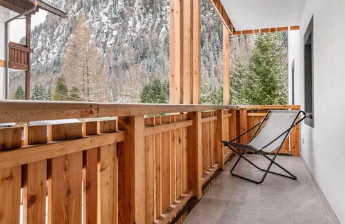 Campitello di Fassa Apartment | Kamerloy Apartments - A with Mountain View, Wi-Fi, Balcony and Garden