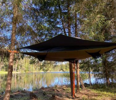 Antsla Parish Other | Karula Stay lakeside Camper, Treetent & SUPs included - all area only for you!