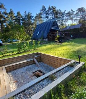 Skarszewy House | Kaszuby domek nad jeziorem, las, grill, ognisko, taras, 6 osób