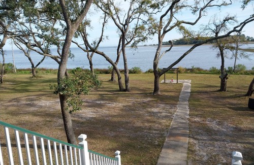 Carrabelle House | Kathys House sits on the bay in Carrabelle. No neighbors! A view with privacy.