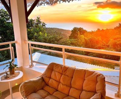 Le Carbet House | Kay Lucile, Vue mer sur les hauteurs du Carbet, 5 minutes plage