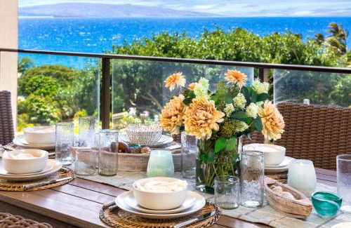 Wailea Apartment | KBM Resorts FREE CAR Wailea Beach Villa Spacious 3-Bedroom Condo with Sweeping Ocean view WBV-PH412
