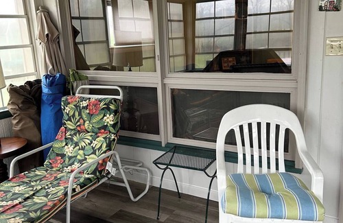 Fishertown Cottage | KD CottagesnPrivate 2-bedroom tan cottage on Dunnings Creek, in Bedford County