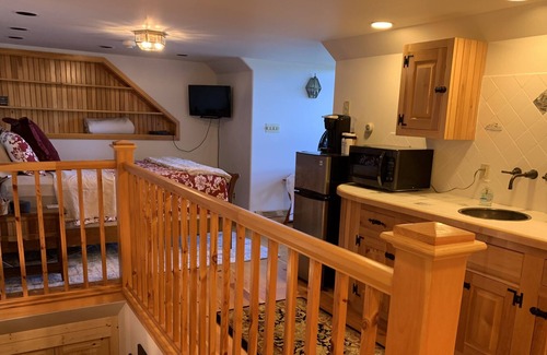 Allouez Resort | Keweenaw Castle Resort: The Turret Suite on the Shore of Lake Superior