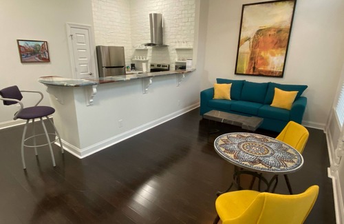Downtown Greensboro Condo | King Bed and Huge Windows in the Heart of Downtown Greensboro