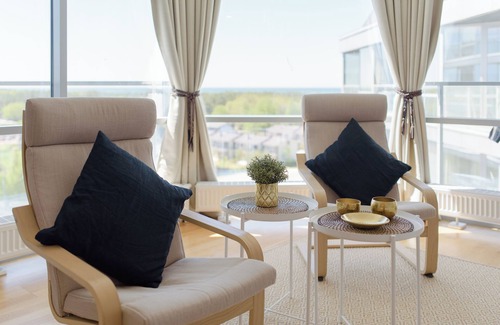 Sventoji Apartment | Kiro apartamentai Elija su vaizdu į jūrą