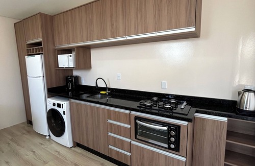 Sao Rafael Apartment | Kitnet Mobiliada 01 - Com 1 Cama de Casal, 2 Camas de Solteiro e 1 Sofá Cama