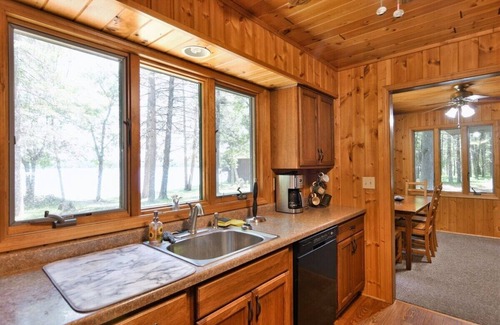 Solon Springs House | Kitty Foye House on Upper Eau Claire Lake in Barnes