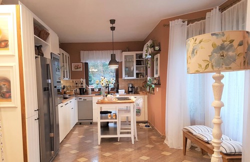 Nowa Wies House | Klimatyczny dom z ładnym ogrodem, 400 m od wody.nPrzyjazny zwierzętom.