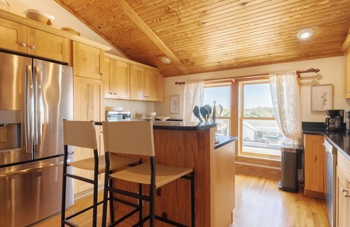 Ocracoke Condo | Knowing You: Harbor and sunsets views from screened porch