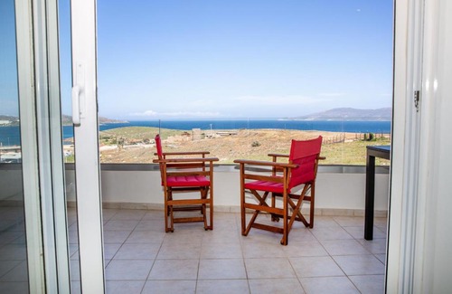 Lavrio Apartment | Komfort City Apartment "Elias" mit Meerblick in Lavrio