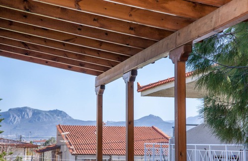 Velon Condo | Konstantinos Condo. Second floor with two large balconies (sea & mountain view)