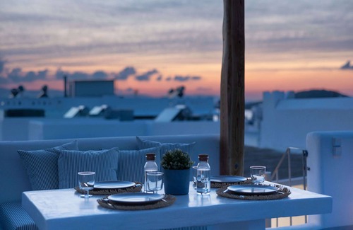 Agios Prokopios Apartment | Kora | Two Bedrooms Apartment | 80m to Beach, Sea View | Private Jaccuzi.