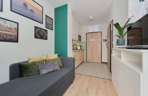 Srodmiescie Apartment | Kręta 21 | Atmospheric Studio | Balcony