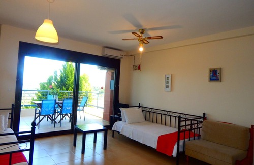 Paliouri Apartment | Kripis Studio Paliouri No1, with wonderful view.