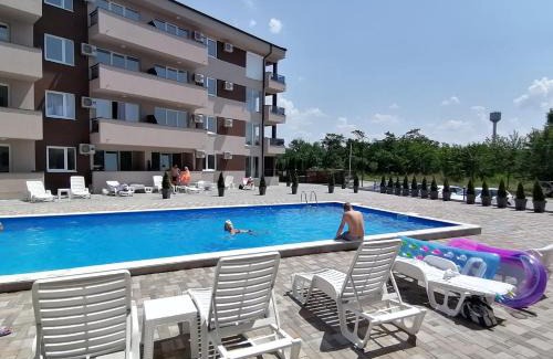 Veliko Gradiste Apartment | Kristi Lux NEW 1-bedroom apartment with Pool, Balcony and FREE Parking