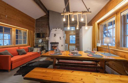 Saariselka Apartment | Kuukkeli Log Houses Aurora Cabin - Jaspis