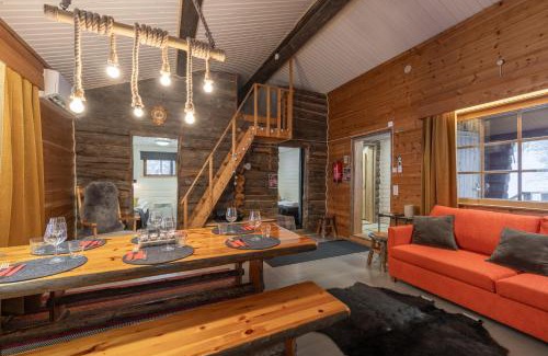 Saariselka Apartment | Kuukkeli Log Houses Aurora Cabin - Jaspis