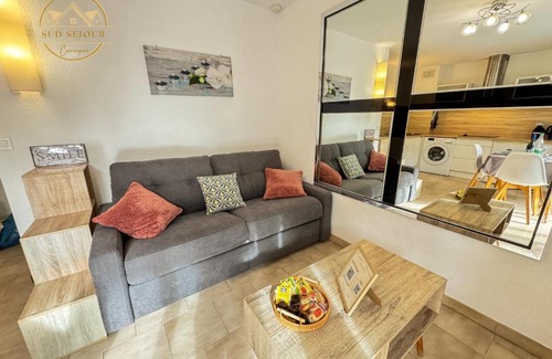 Les Hauts de Canet Apartment | L'échappée verte - T2 - Confort -Piscine - Tennis- Parking - Climatisation - SudSéjourConciergerie