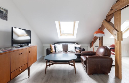 Arsenal-Redon Apartment | L'AO - Appt Vue sur les toits de Rennes