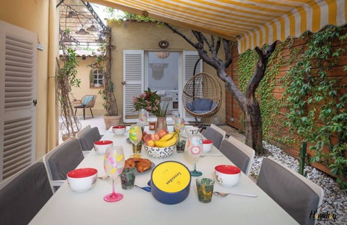 Juan-les-Pins House | L'EDEN HOUSSE, swimming pool, beach 1 minute walk