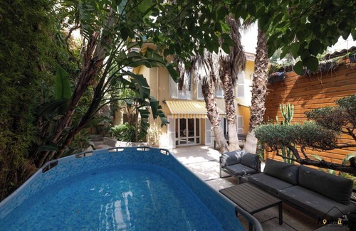Juan-les-Pins House | L'EDEN HOUSSE, swimming pool, beach 1 minute walk