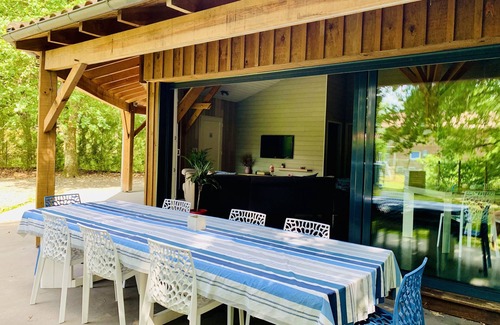 Boos House | L'estanguet Maison Octogonale en Bois au Coeur de la Forêt Landaise