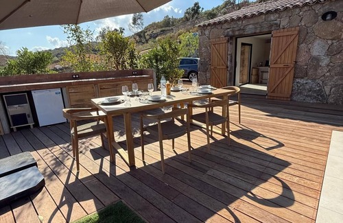 Sotta House | La Bergerie de Lison Swimming pool spa Panoramic view