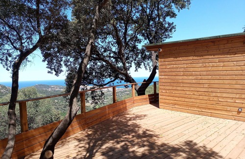 Santa-Reparata-di-Balagna Cabin | LA CABANE DE CASANOVA 8/10 PEOPLE. BREATHTAKING VIEW OF ILE ROUSSE
