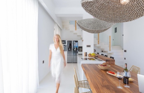 Skaleta Villa | La Casa di Mare, Luxury Beach Front Villa with Private Pool, Whirlpools & Sauna