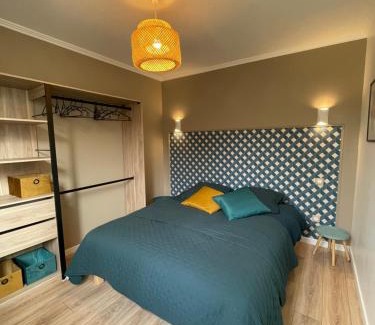 Les Veneurs House | la casa verde 2 chambres 2 salles de bain 2 wc jardin