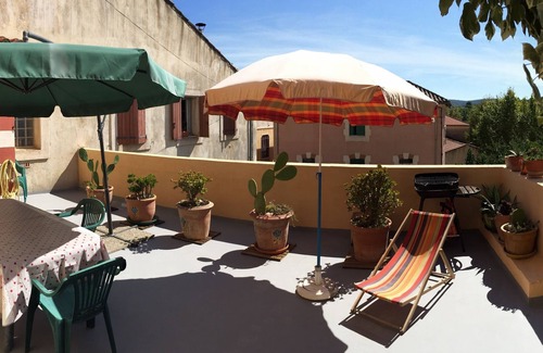 Roquebrun House | La Maison Rutland is a restored village house in the heart of Roquebrun.