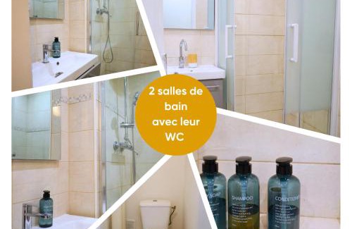 Amiens Nord Apartment | La Pause Franche - Familles et pros, parking, 2 sdb, 9 pers