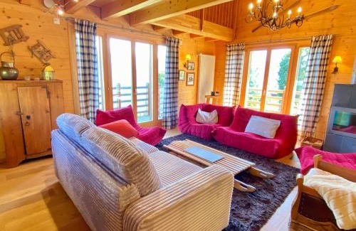 Heremence Ski Chalet | La Pourvoirie - 4 Vallées - Thyon-Les Collons, 10 personnes, pistes de ski à 200m, vue magnifique !