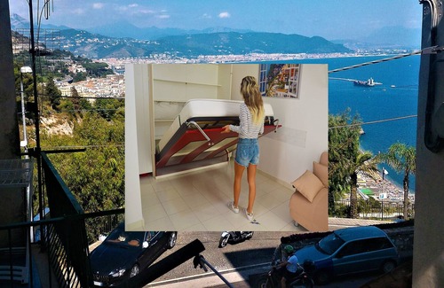 Raito Apartment | LA SCALINATELLA studio apartment with sea view, parking and bus stop in front of the house