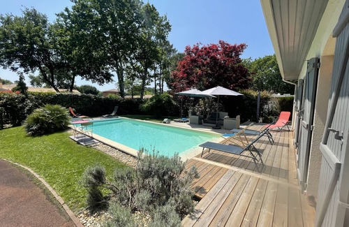 Andernos-les-Bains Villa | La villa de Lenny à Andernos - Heated swimming pool - Household linen included
