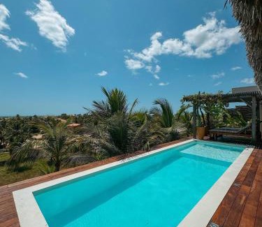 Icarai de Amontada Villa | La Villa Dune, um luxo com vista espetacular por mar e coqueiral ! Uma experiência unica !