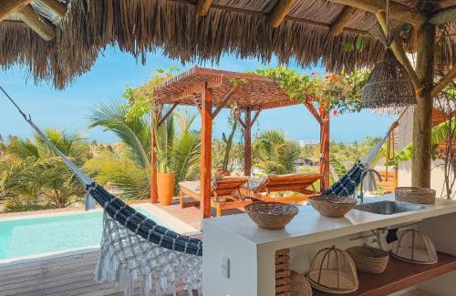 Icarai de Amontada Villa | La Villa Dune, um luxo com vista espetacular por mar e coqueiral ! Uma experiência unica !
