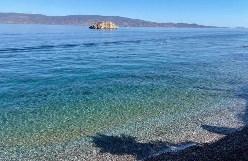 Vlychos House | Lady of Hydra Villa, sea front view, private beach