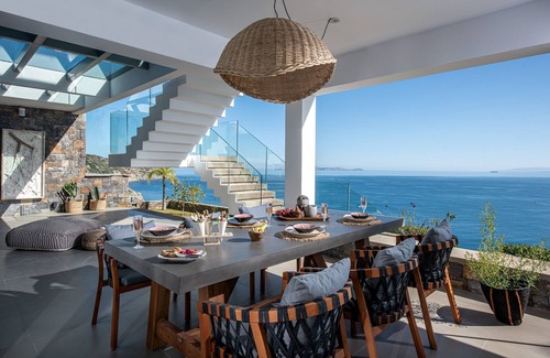 Palaiokastro Villa | Lady Sea - 6 Bedroom Villa with Heated Pool & Private Beach Access
