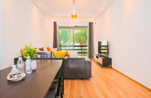 Skhirat Plage Apartment | Lagoon Garden - 2 chambres proche Plage avec Piscine