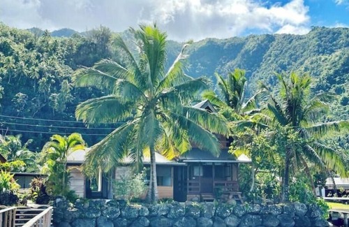 Papara House | Lagoon private access/wifi/parking