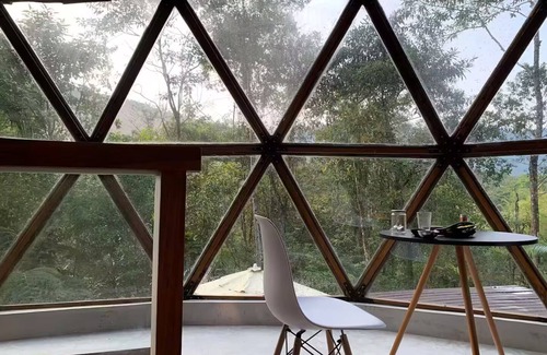 Picinguaba House | Laje Waterfall Dome, with relaxing wet sauna