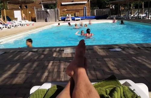 Naucelle Ski Chalet | Lake Bonnefon campsite * - Chalet PREMIUM 34 m2 (2 bedrooms) disabled access 7 people