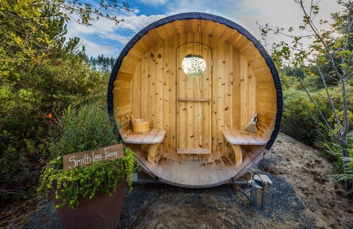 Black Creek RV Rental | Lake Front Farm Glamping & Sauna Experience