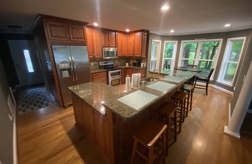 Mount Gilead House | Lake front home with great dock for relaxing downtime and action packed days.