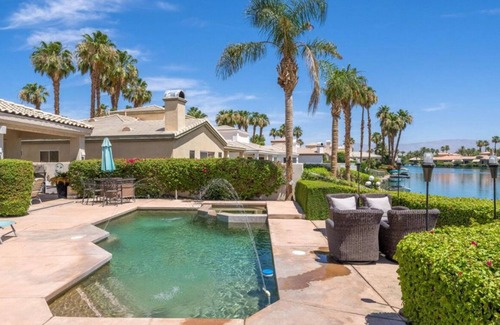 La Quinta House | Lake Front House with Boat in La Quinta