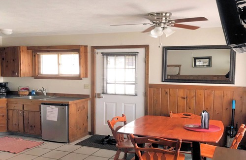 West Branch Cottage | Lake Front Studio Cabin on Clear Lake! Great View & Deck